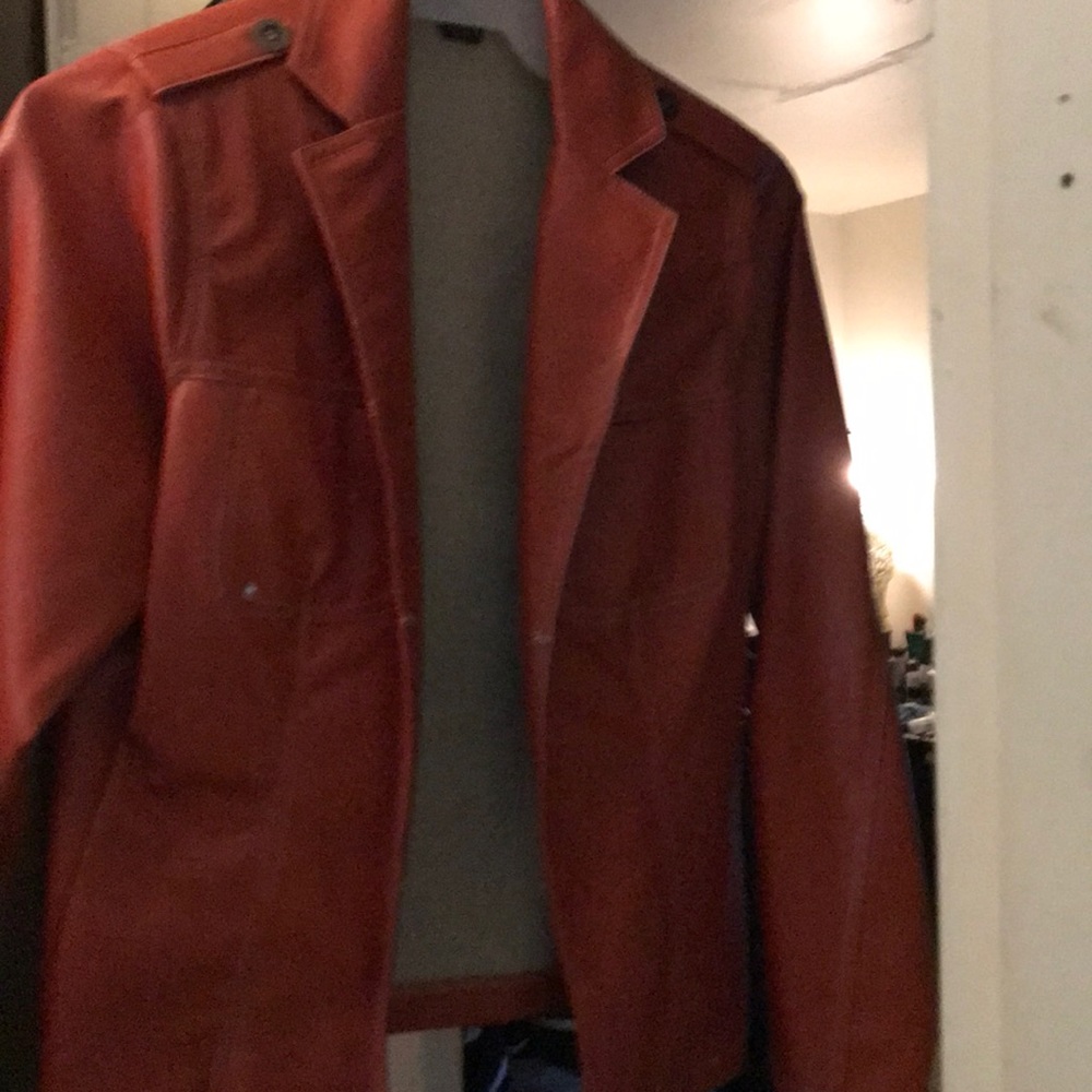 Fax leather jacket